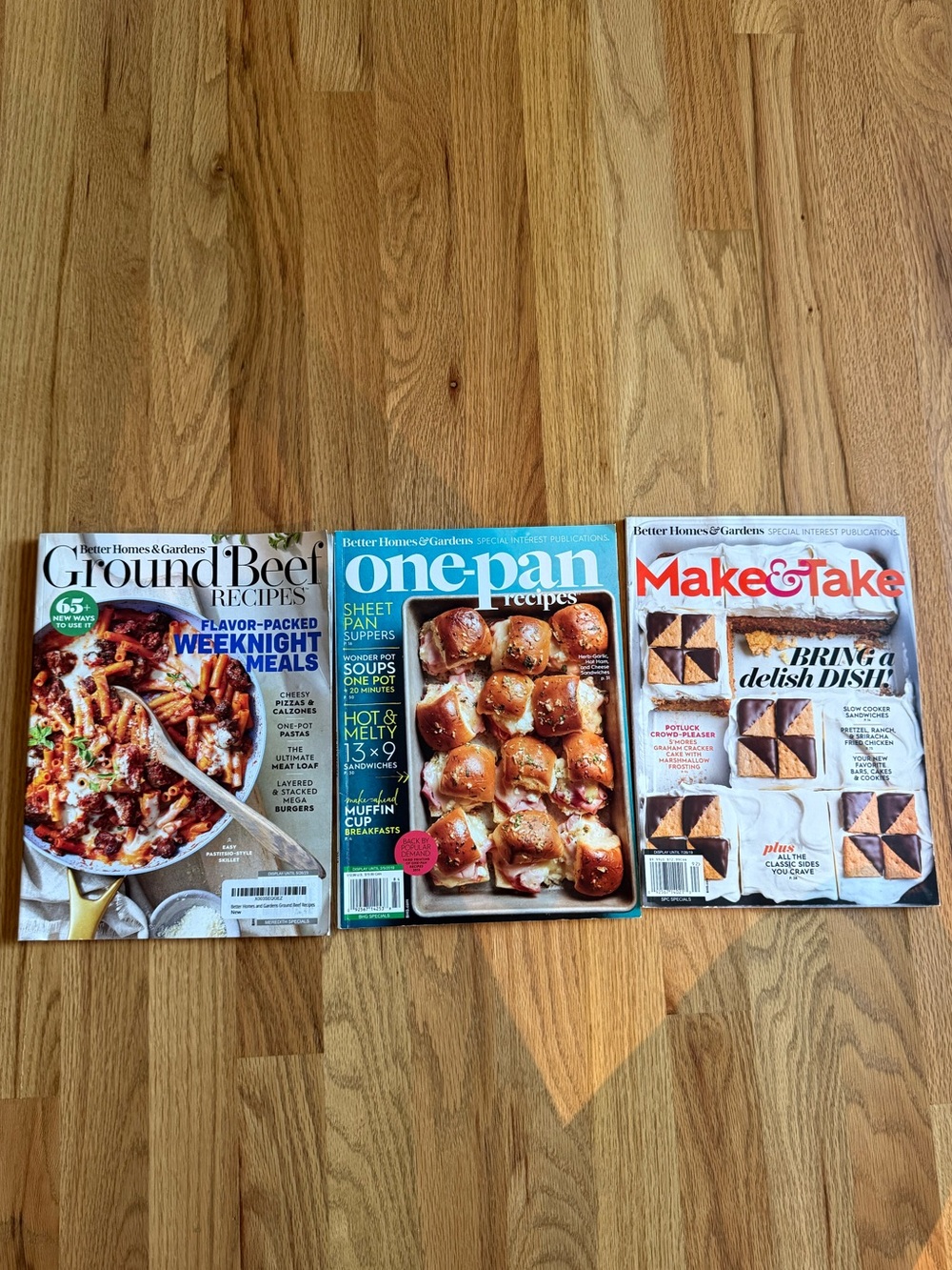 Bundle of Better Home and Garden Magazines Recipes